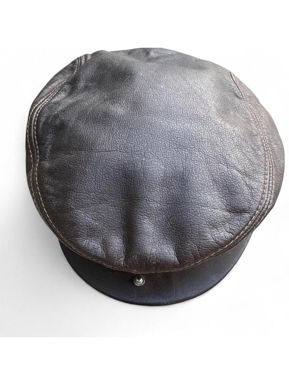 Men's Brown and Black Hat